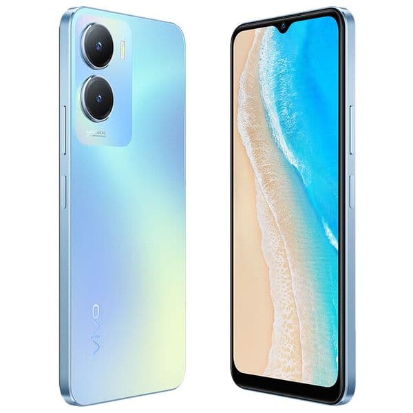 Original Vivo Y35 5G Mobile Phone Smart 4GB 8GB RAM 128GB ROM Dimensity 700 Android 6.51" LCD Full Screen 13MP 5000mAh Fingerprint ID Face Wake IP54 Waterproof Cell Phone