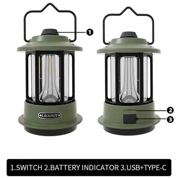 New Arrival 1000W Brightest Retro Metal Pendant Warm Light D Orange Pendant Charging Lightweight Tent Light Z241121