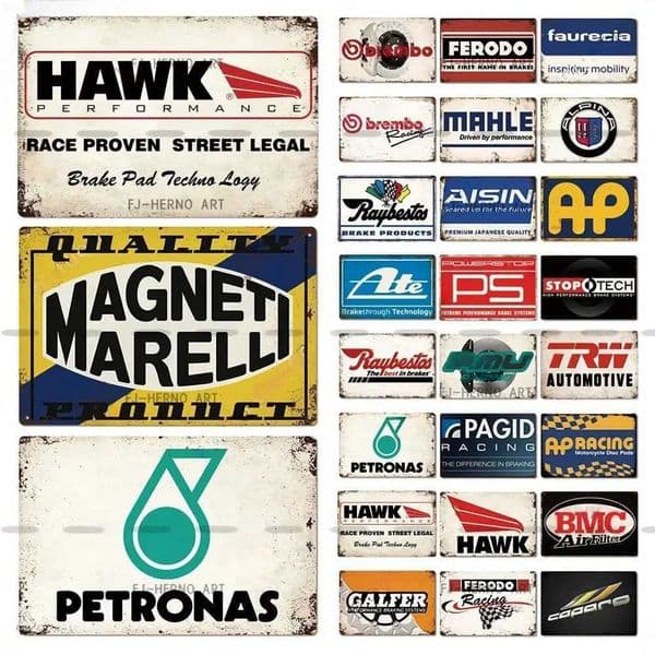 Auto Parts Sign Vintage Tin Signs Metal Poster for Dads Garage Workshop Bar Car Club Parts Sign Advertising Plate Wall DecorcXJ241120