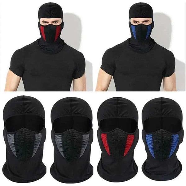 Balaclava Motorcycle Face Mask Full Face Mask Windproof Dustproof Face Shield Winter Moto Helmet Bandana Hood Ski Neck ScarfXJ241122