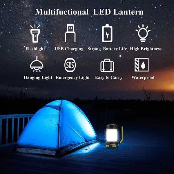 New Arrival Camping light D Cam light USB charging flash dimming spotlight work light waterproof searchlight emergency light Z241121