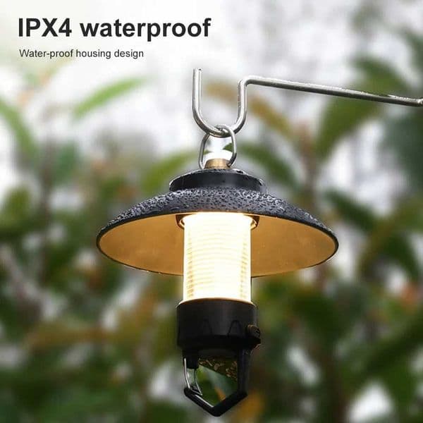 New Arrival Portable D cam light outdoor travel light USB charging tent light waterproof Bergen light car inspection light Z241121