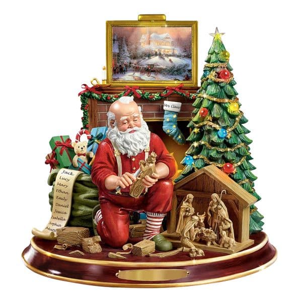 Christmas Angel Rotating Sculpture Train Decorations Paste Window Paste Stickers