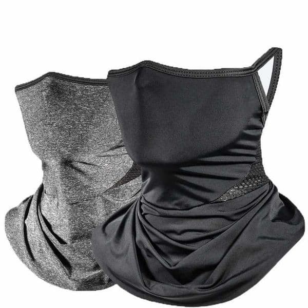 Hot Selling Ice Silk Sports Outdoor Dust Sunscreen Motorcycle Cycling Half Face Mask With EarloopXJ241122