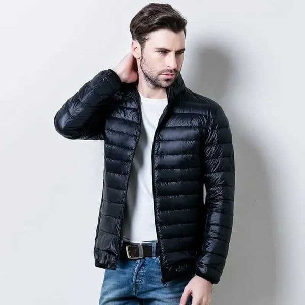 Parkas Padded Coats Zipper Mens Down Jacket Padding Short Korean Luxury Clothing Winter Models Casual Warm Clothes ModernXJ241122