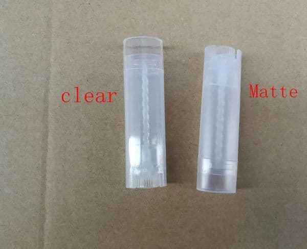 Tube 0.15oz white Matte 50pcs/lot 4.5g Clear Oval Lip Balm Transparent Deodorant Container Lotion Bar Twist Empty lipstick