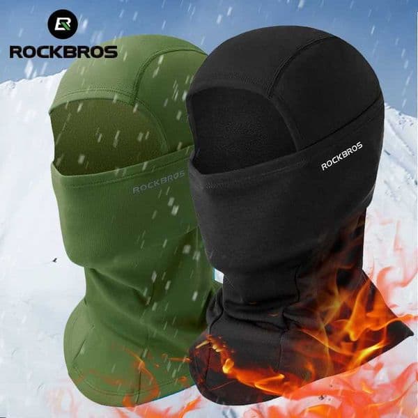 ROCKBROS Winter Face Mask Breathable Ski Cycling Scarf Running Training Balaclava Outdoor Sports Warm Winderproof Bike EquipmentXJ241122
