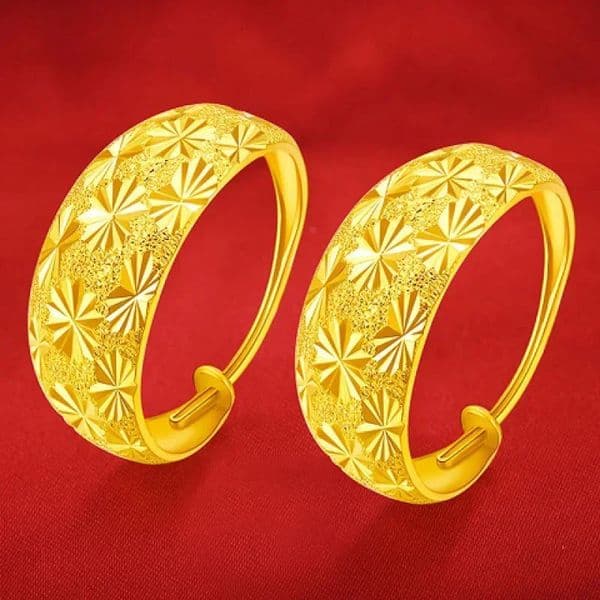 9999 24k genuine gold earrings for female All Star Prosperous Husband fashionable gold earrings with matching lines gold earrings gif 241122ww