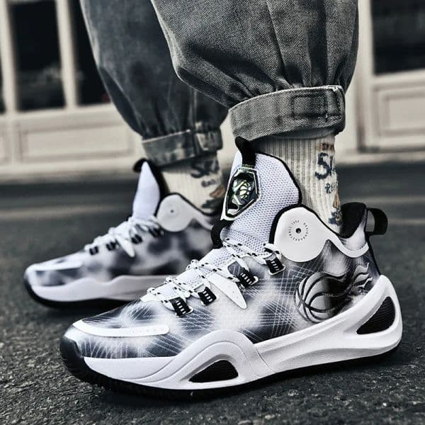 Youth student sneakers practical competition training men women summer breathable casual sports trendy and versatile basketball shoes Z 4.2-4