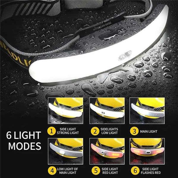 New Arrival 230 wide beam light bright charging odlight USB COB D flash lightweight spotlight waterproof Z241122