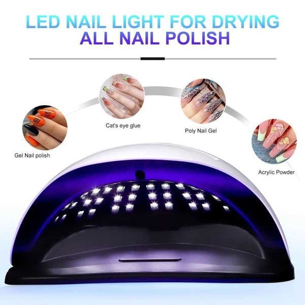 New Arrival X16 MAX professional nail drying lamp is used for ergonomics 144W nail gel polishing and drying in with automatic sensor UV LED nail lamp Z241123