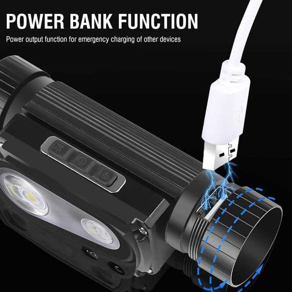 New Arrival USB Powerf D Charging 3-Mode Induction Light with 18650 Battery X50 for Night Outdoor Camera Z241122