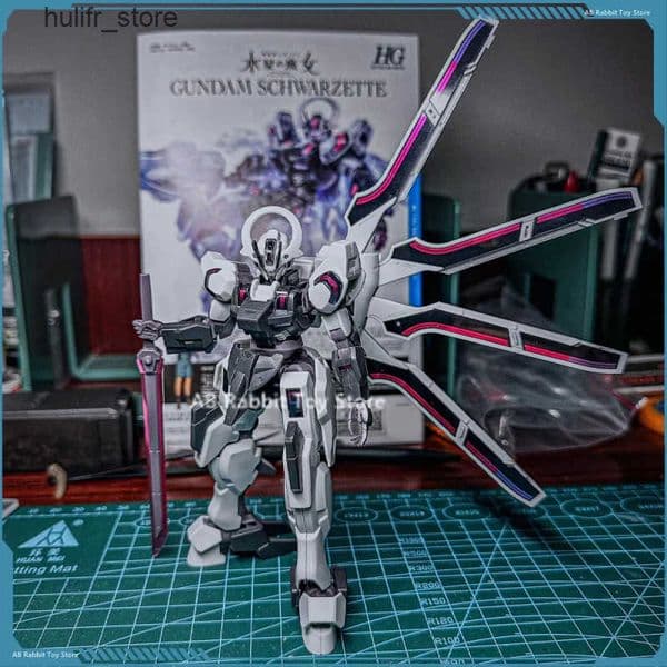 Action Toy Figures Gundam Model HG Combat Ride the Witch from Mercury Assembly Model War Rider Action Figure Robot Decora Collection Toy Kid Gift J241123