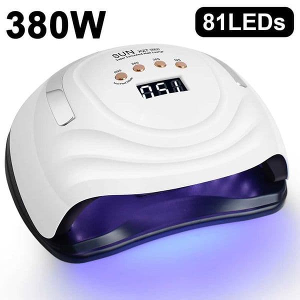 380W professional UV LED nail drying lamp used for nail gel dryer UV light nail art accessories fast curing gel toe nails M241123