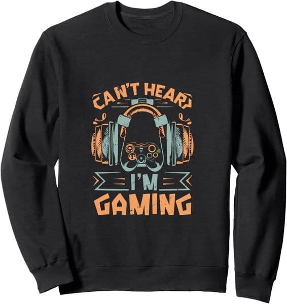 Long Sleeve Shirts for Men sweatshirt Game Merchandise Collection - Exclusive Gaming Accessories Sweatshirt Tee Streetwear Casual tops headset