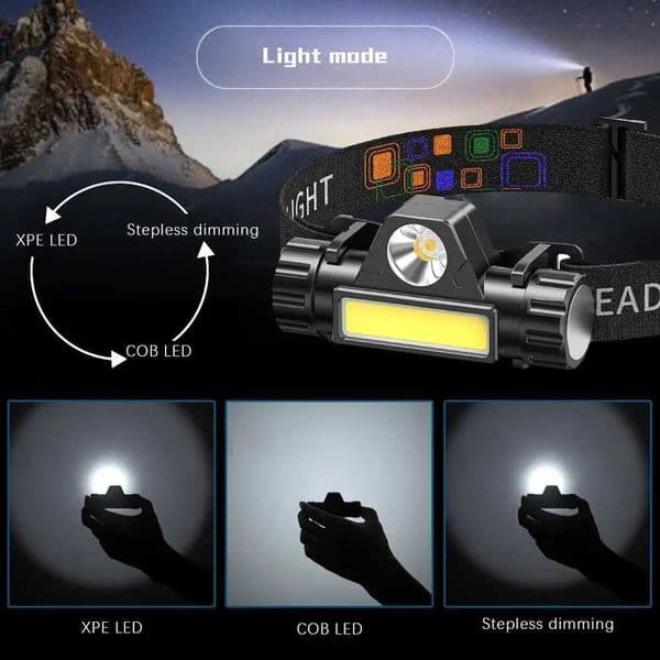 New Arrival Portable Mini Powerf D Light USB Charging Hunting Light Waterproof Flashlight with Tail Light Z241122