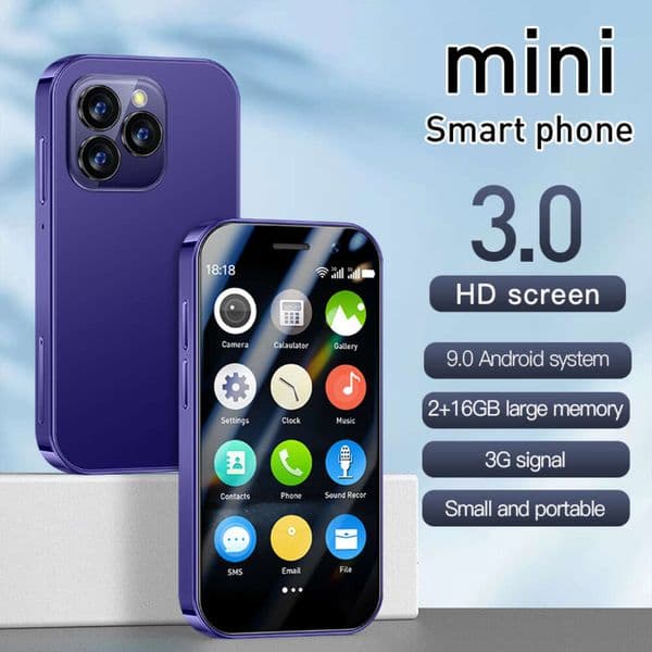 Soyes I14mini mini phone for kids Dual Card Pocket Ultra Small phones mobile android smartphone Quad Core cheap smart phones world smallest phone foreign trade 16gb thumbnail 2