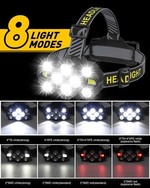 New Arrival Rechargeable 10D flashlight with white light outdoor orange circulating fishing light Z241122