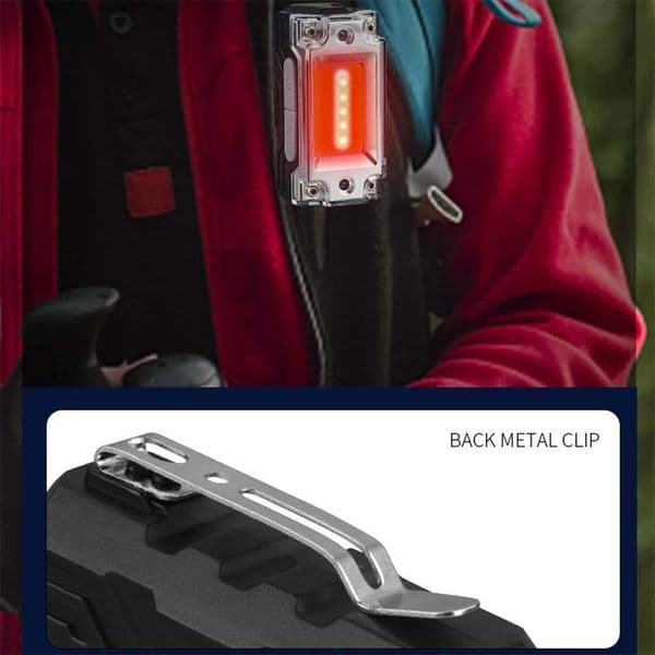 New Arrival Bright COB D charging light white/light sensing light with battery waterproof light Z241122