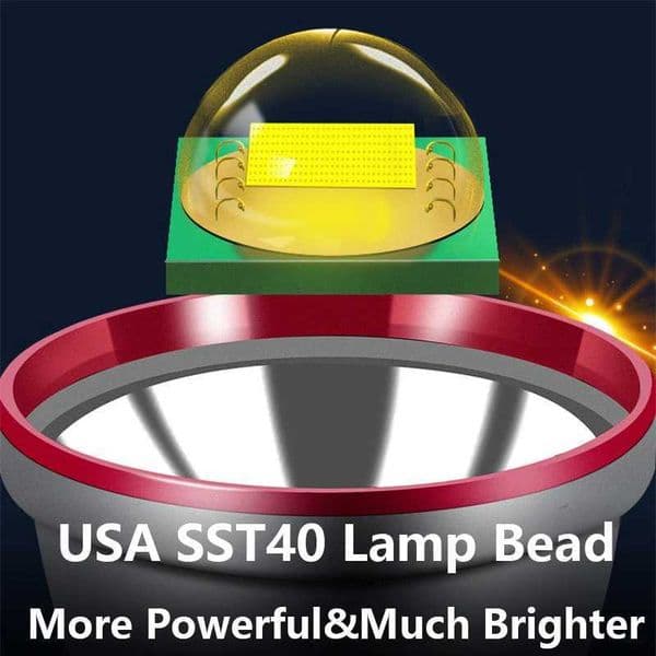 New Arrival 500000LM 1000M long-distance d light Most Powerf light 18650 USB rechargeable flash for outdoor cycling campsite Z241122