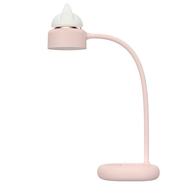 Rechargeable desk lamp cordless desk lamp convenient LED reading wireless light with 3 brightness levels pink X241122