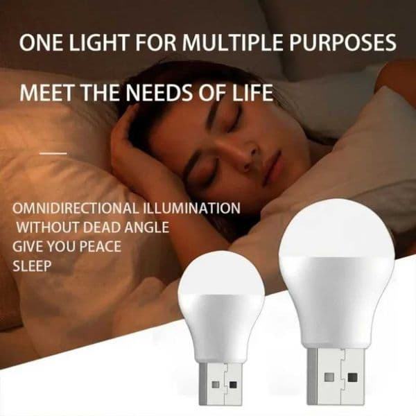 Mini USB plug light LED mini night light computer portable charging mini book light LED eye protection reading night light X241122