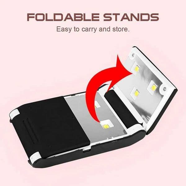 New Arrival Foldable 36W LED UV LED Nail Dryer inside Portable He uses nail lights to quickly dry gel nail polish art light salon tools Z241123