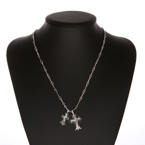 Vintage-Inspired Silver Pendant Necklace Set