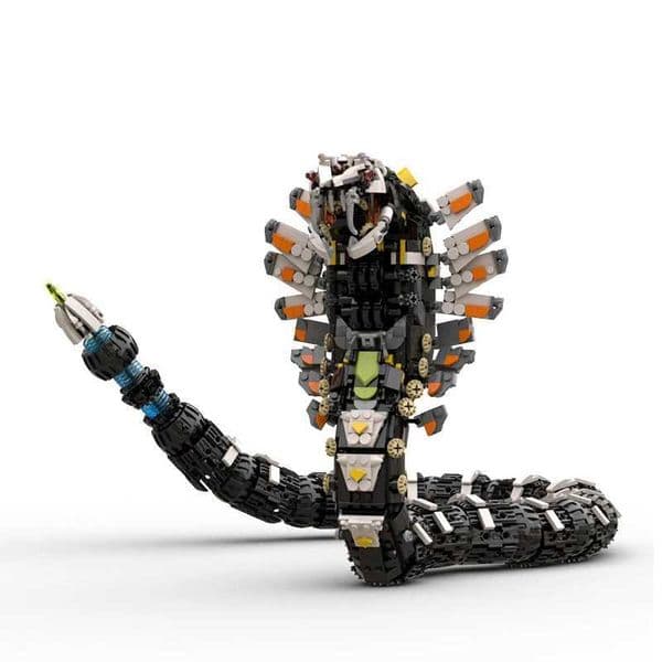 Slitherifang Snake Monster Building Block Kit Zero Figure Thunder Beast hine Brick Model Toy DIY Childrens Toy Gift M241125