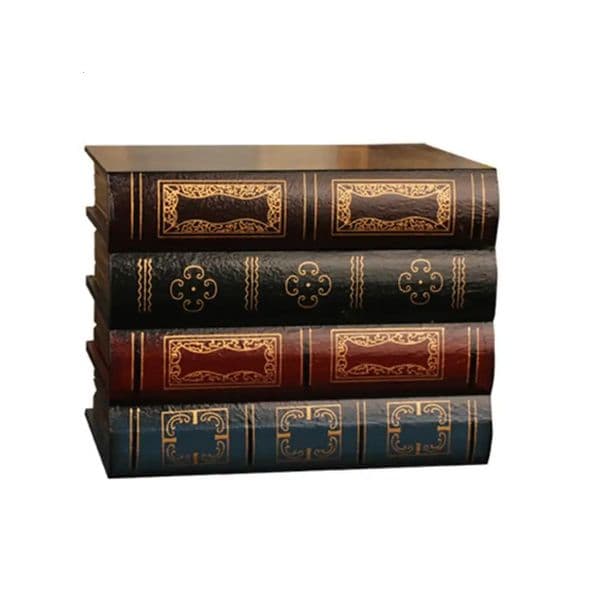 Simulated book storage box European retro fake book decoration office book model pos props books #CO 241125