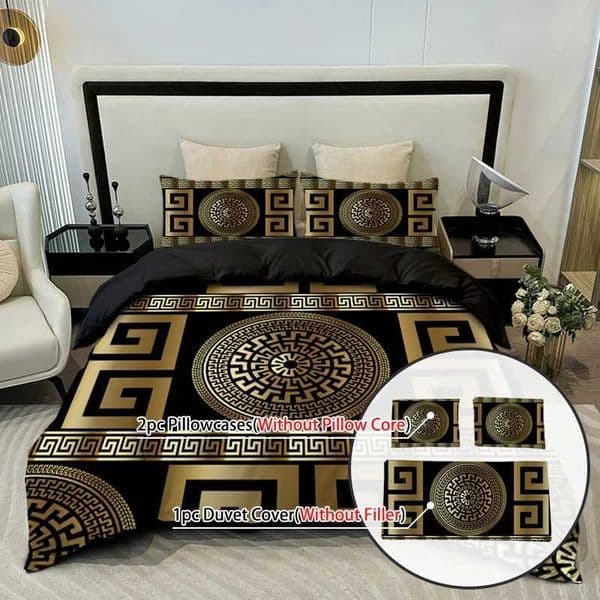 3PC European Style Disc Duvet Cover Comfortable Bedding Set 1Duvet Cover 2cases Digital Printing Four Seasons Home Decor T250827