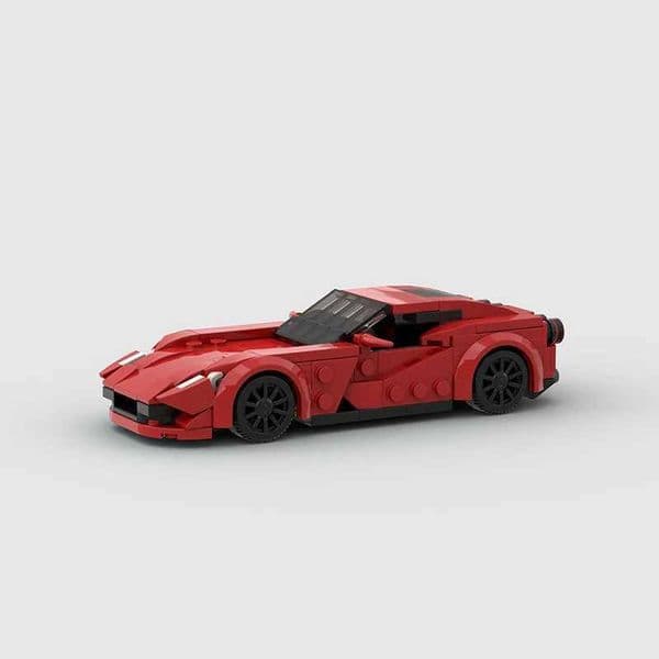 MOC Ci Speed Champions Automotive Building Blocks World Famous 812 Racing Vehicles ERCAR Building Blocks Garage Kit Assembly Display Gifts M241125