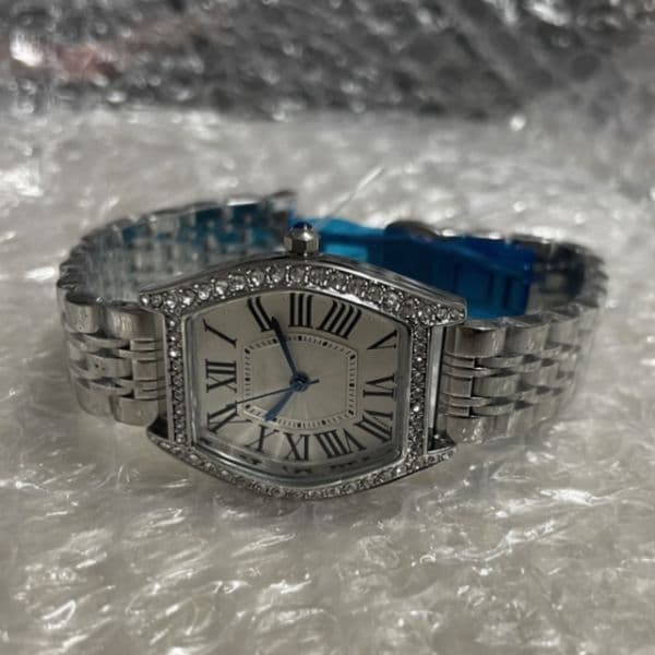 New Fashion High quality watch woman classic quartz movement watches designer stainless steel bracelet New arrivals White Face 092 thumbnail 2