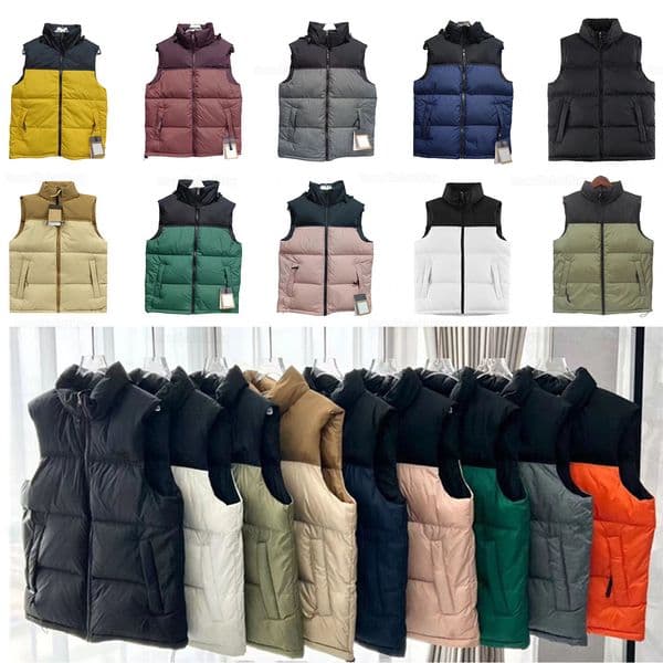 Designer gilet mens jacket down woman vests feather filled material coat mans vest apparel windbreaker womens sleeveless outdoor warm outwear clothing