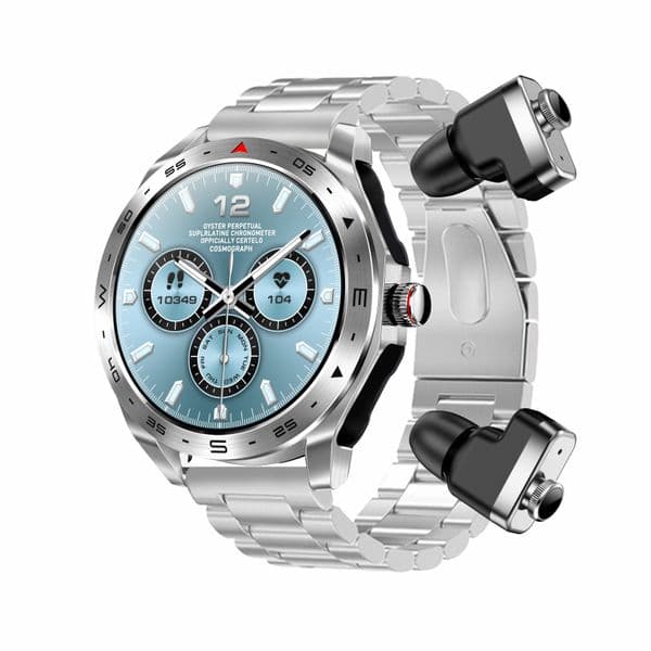 T95 smart watch with earbuds Wireless 2 in 1 Bluetooth smartwatch with headphones HIFI Music Heart Rate Blood Pressure Monitor Men Women Sports Tracker Smartwatches