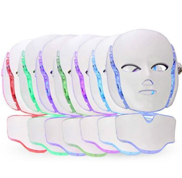Most Popular Wireless Facial Skin Care Machine Face 7 Color Led Light Photon Red Light Therapy Led Facial Mask Skin Rejuvenation Face 566