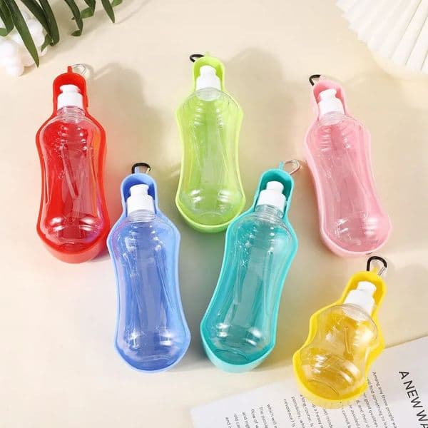 Cat Dog Bowl Designer Free Shipping 250/500Ml Portable drink bottle Dog Folding Drinker Plastic Bottle Pets Outdoor Travel Drinking Water Feeder Bowl For Dogs