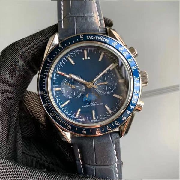 Luxury men 40mm stainless steel watch leather strap mens watch sapphire waterproof designer watch leisure sports watch luxury women classic fashion watch