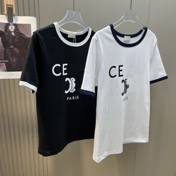 Summer T Shirts Women Shirt Designer T-shirt Pure Cotton Tees Printed Fashionable And Versatile Simple O-neck Top