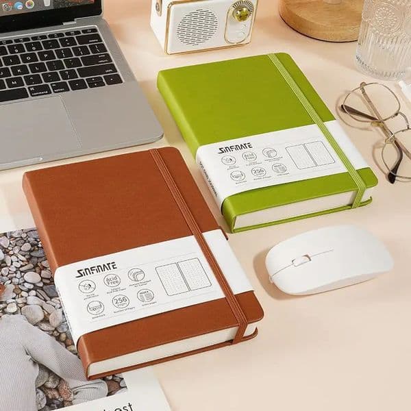 cuaderno a5 dotted notebook bullet Hardcover diary 120gsm Journal Creative trend portable Solid color 4 Dot Grid Notebooks 241126