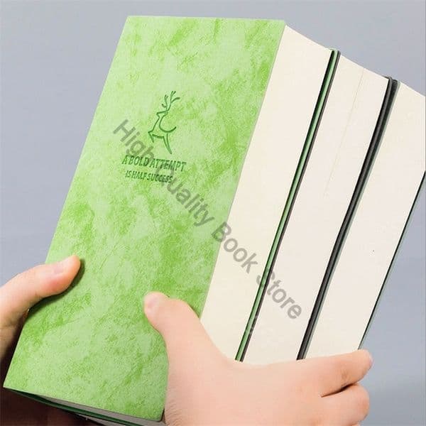 Super Thick Blank Book80gsm320sheets Leather Sketchbook A5 Journal Notebook Daily Business Office Work Notepad Stationery Gift w241126