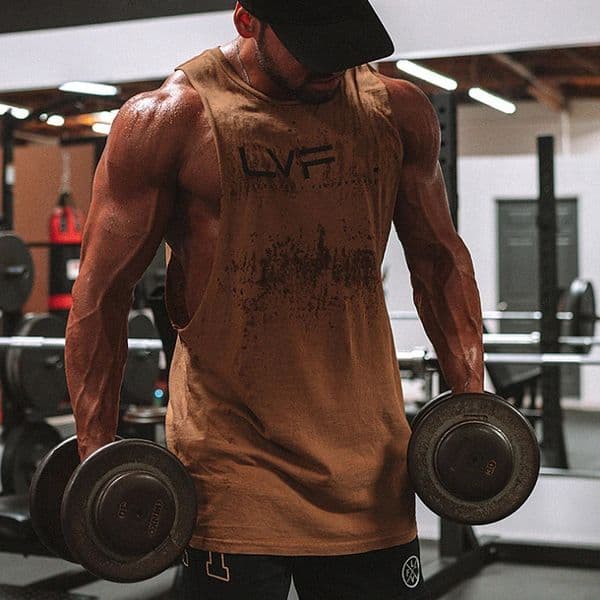 Mens summer gym dry quick vest mens fitness clothing sleeveless casual vest muscle exercise single piece underwear 241126