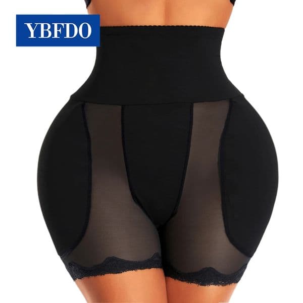 YBFDO Shapewear Padded Hip Butt Lifter Panties High Waist Trainer for Women Tummy Control Body Shaper Enhancer Thigh Slim 241126