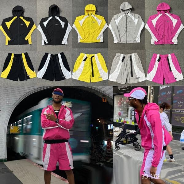 mens jacket Windbreaker jacket the rock new retro printed lapel hooded jacket for men and women Windproof