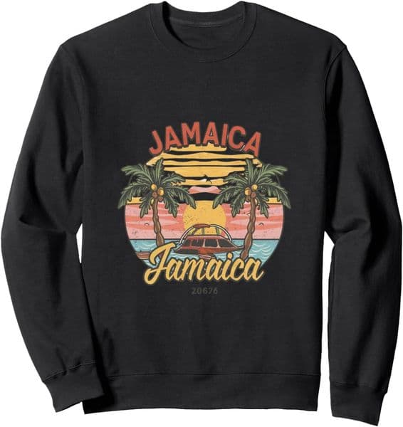 Long Sleeve Shirts for Men sweatshirt Jamaica Family Vacation Trip Design Sweatshirt Tee Streetwear Casual tops clothes cool