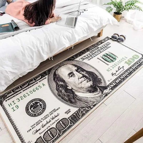 USA Dollar Design Carpet for Living Room Home Decor Kitchen Hallway Balcony Rugs Bathroom Anti-slip Floor Mat Entrance Doormat T260512U3FY
