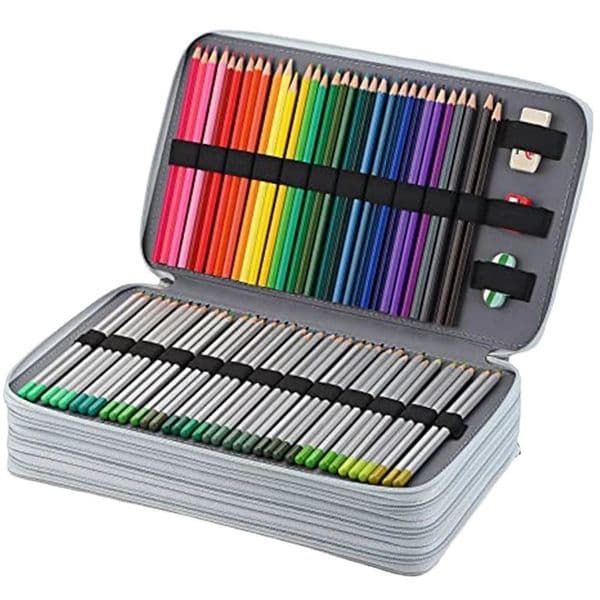 300 Slots Pencil Case School Office Pencilcase for Girls Pen Bag Large Capacity Stationery Box Big Fluffy Penal Pouch Supplies 240423