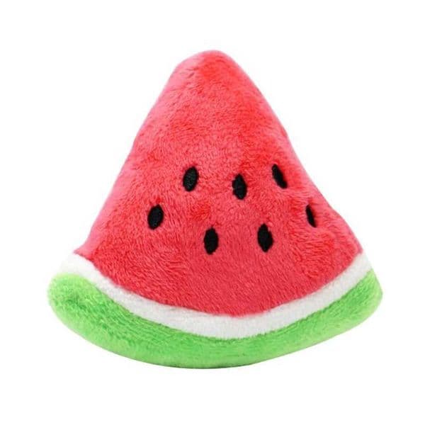 Cute Watermelon Plush Shape Dog Chew Toys Pet Puppy Play Toy for Cat Puppy Breed Reducing Bore Pet Gift Pet SuppliesXJ241128