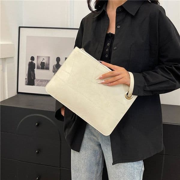 2025 new New Summer Fashionable and Stylish Trendy Women's Personalized Handheld Underarm Small Square Bag