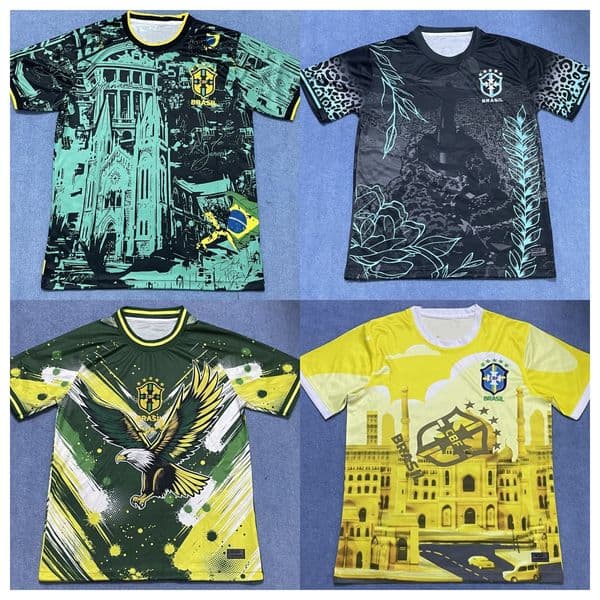 2024 2025 bRAZILS soccer jerseys city Special Edition concept RICHARLISON NEYMAR JR shirt G. JESUS VINI JR RODRYGO Training Football Shirt Men Kids kit uniform
